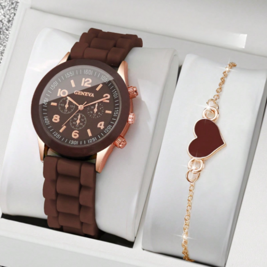 Aeris Wine Red Quartz Set